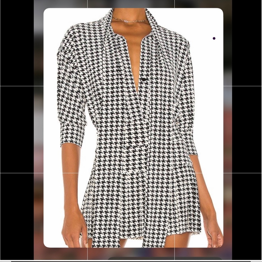 New Norma Kamali Puff Sleeve NK shirt/mini dress. Small. With Tags. Never worn.